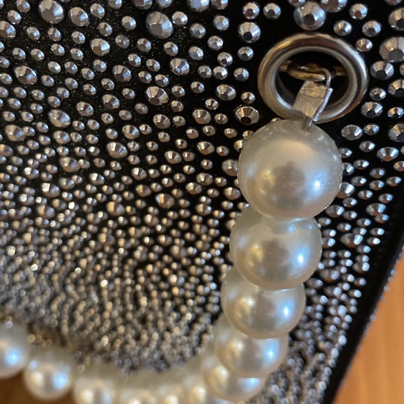 Rhinestone pear handle mini bag - Picture 8 of 8